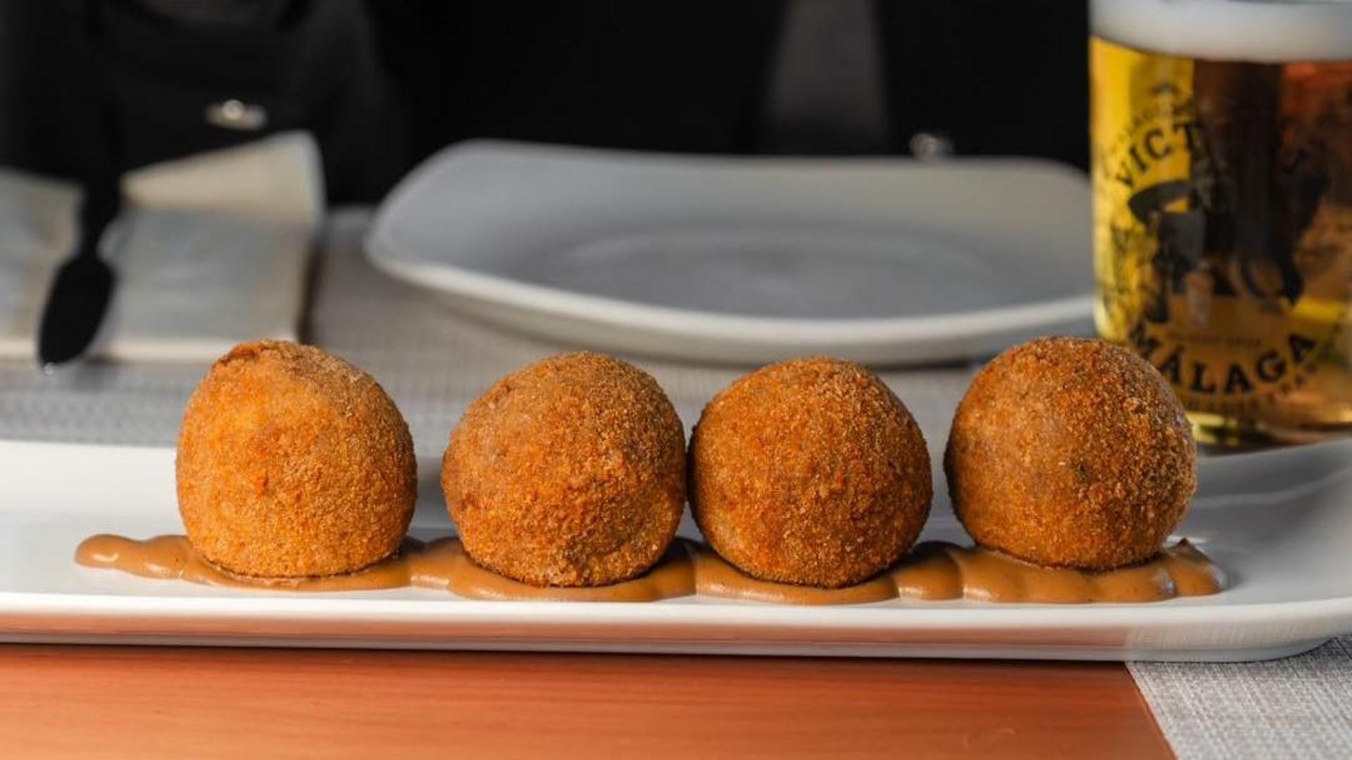 Las croquetas del restaurante Albalá