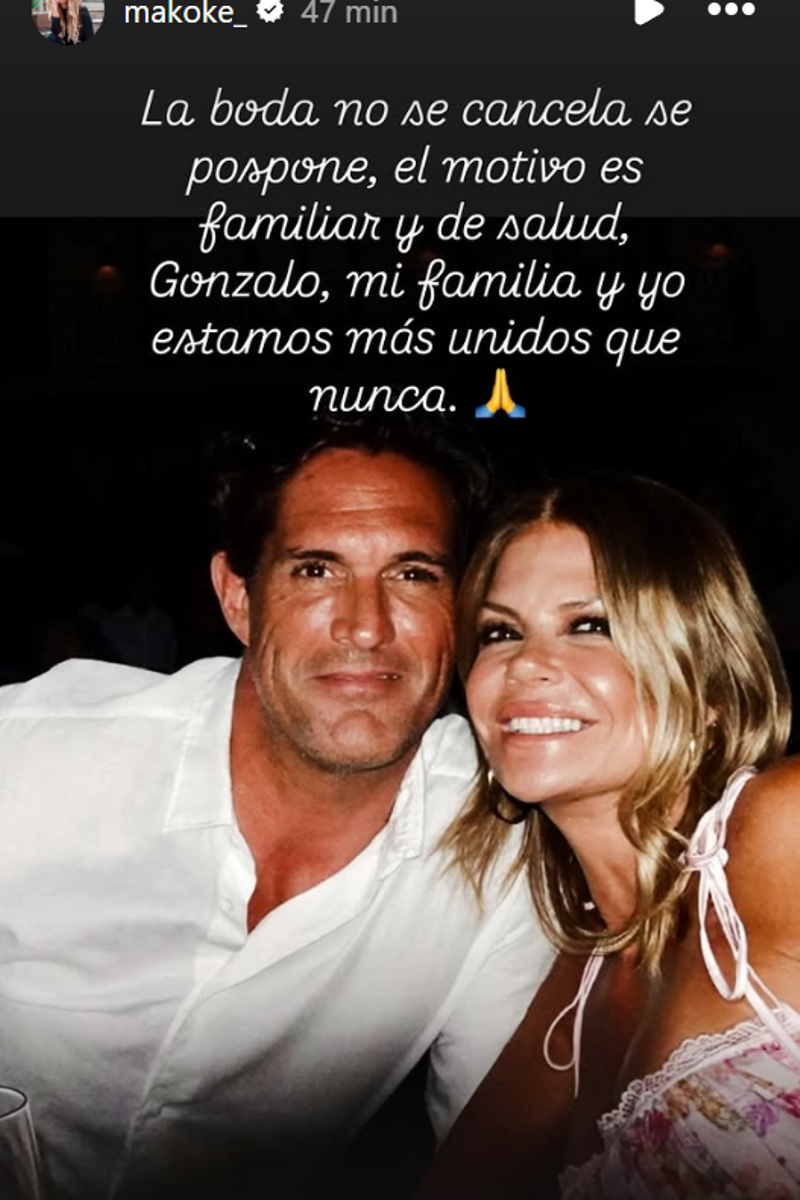 Makoke aclara el motivo de posponer su boda