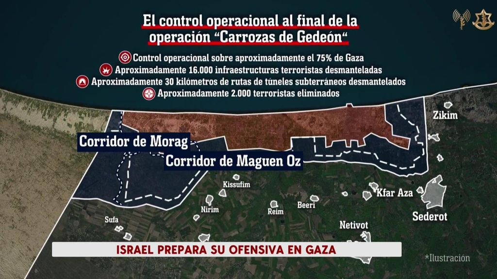Operación 'Carros de Gedeón', el dispositivo del Ejército de Israel para invadir y ocupar la Franja de Gaza