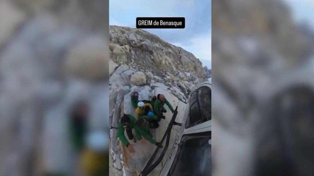 Rescatan a cuatro montañeros con hipotermia en el Pirineo tras las tormentas