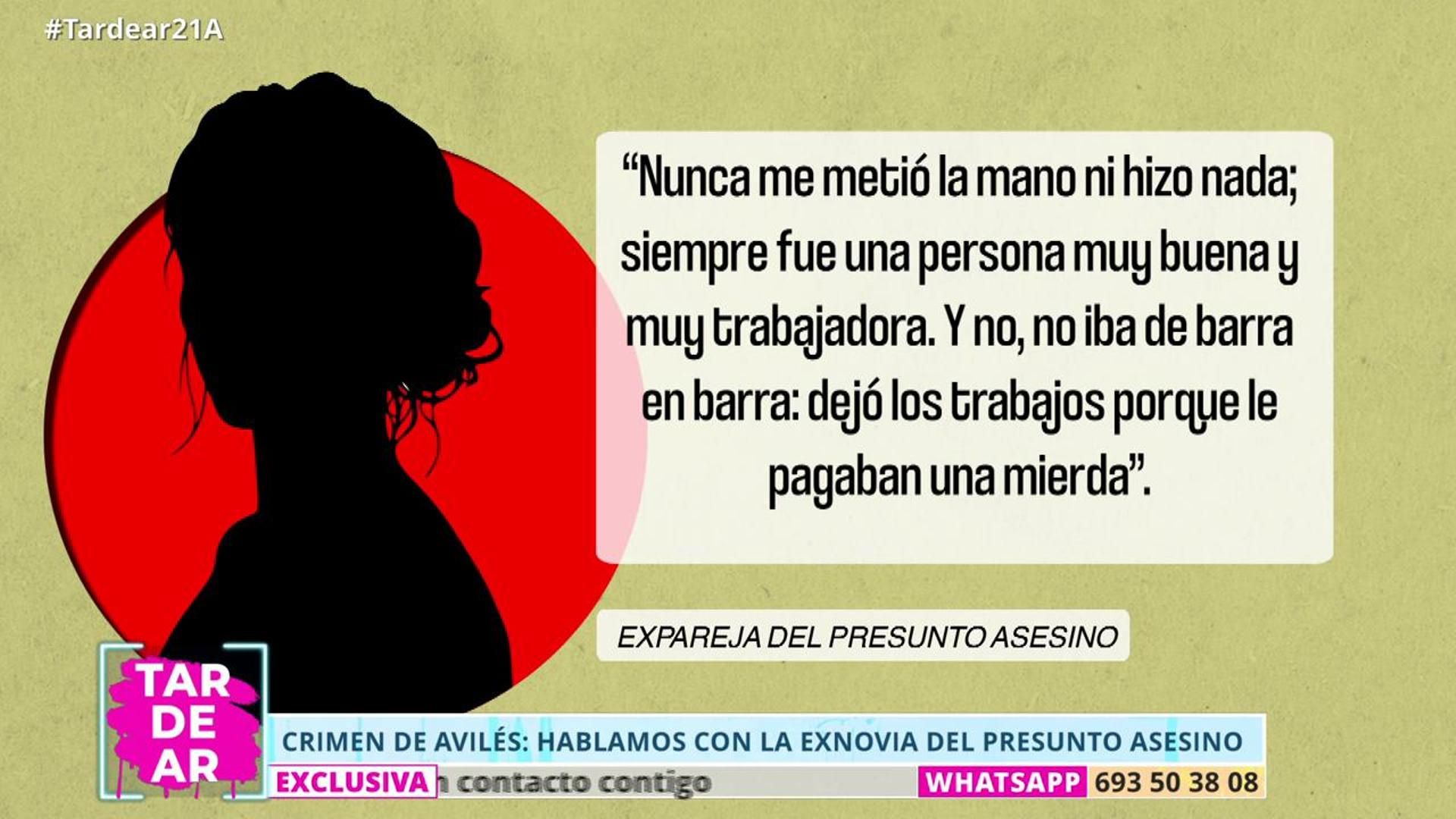 ‘Tardear’ habla en exclusiva con la expareja del presunto autor del crimen de Noelia