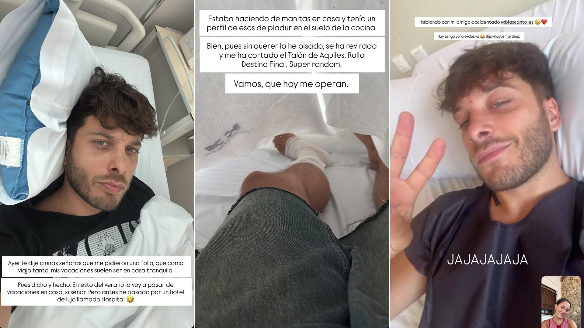 Blas Cantó ha sido ingresado tras un accidente doméstico