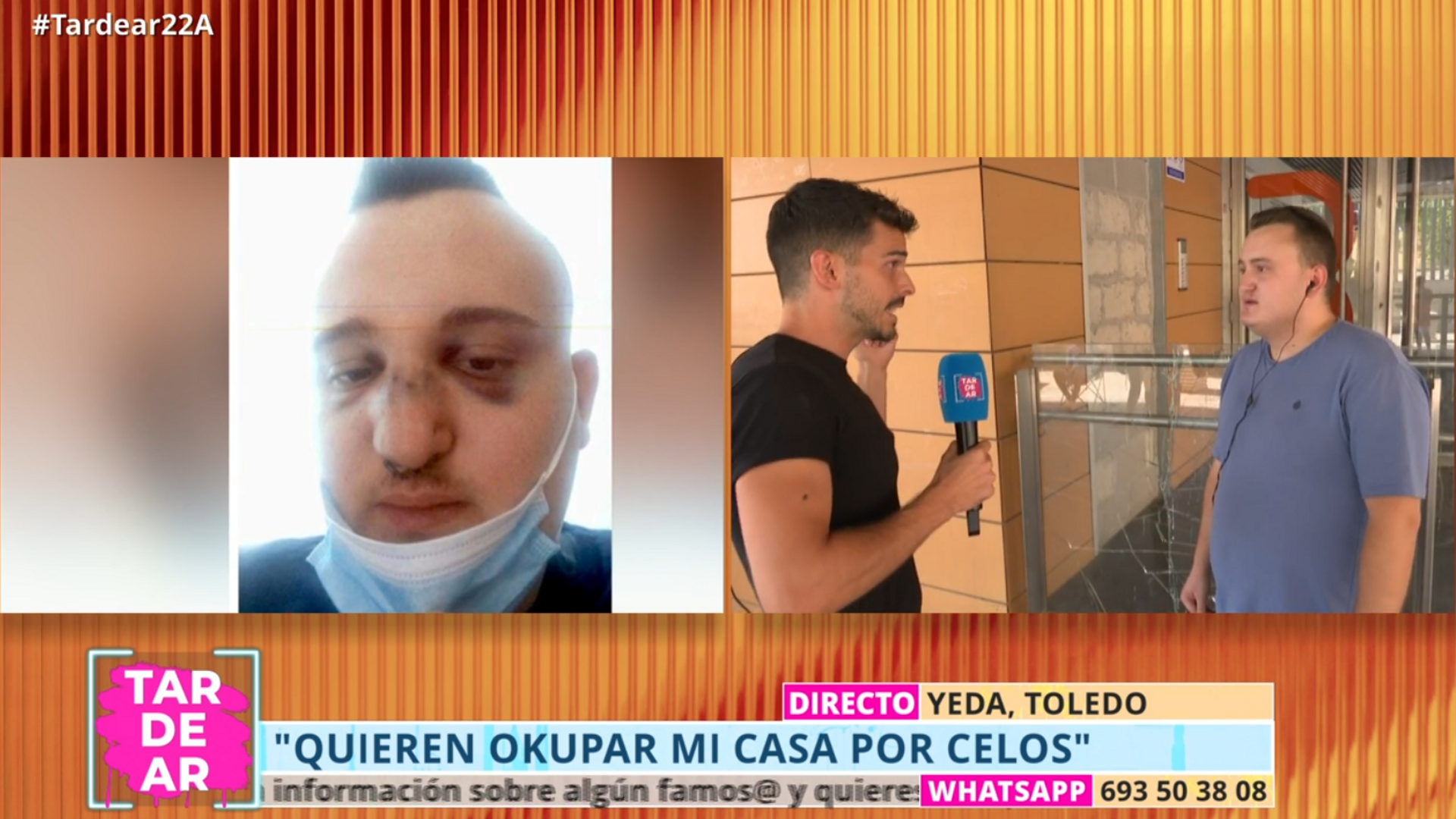 El enfrentamiento en directo de varios vecinos tras un intento de okupación: "Me rompieron el tabique"