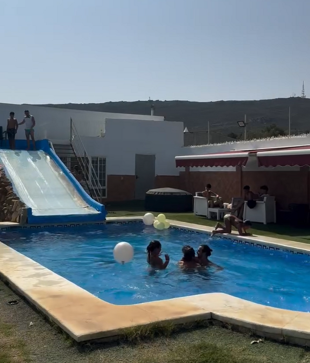 Fiesta de cumpleaños hijo Alma Bollo