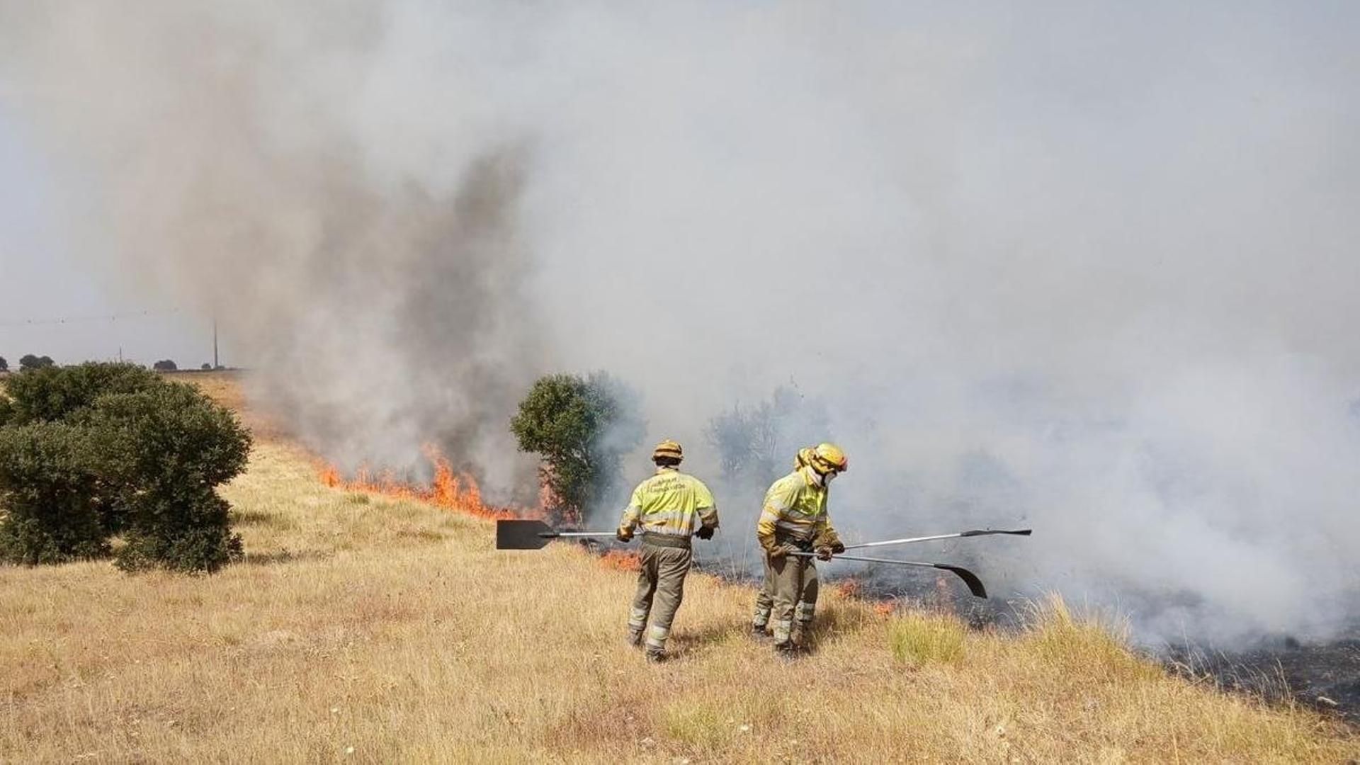 Incendio en Castilla y León