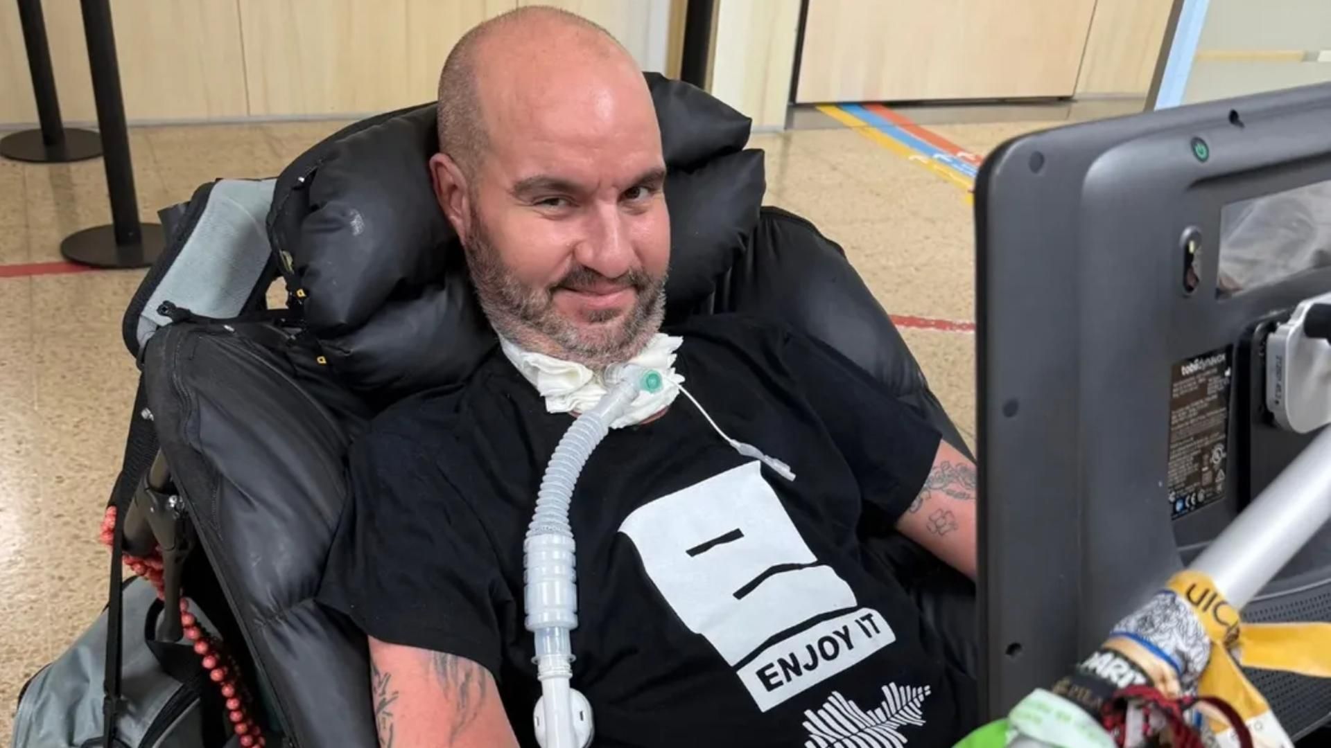 Jordi Sabaté Pons, enfermo de ELA