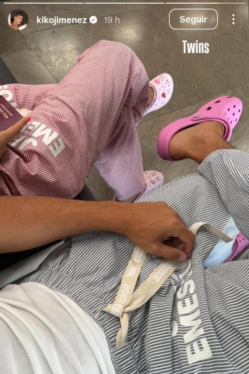 Complicidad entre Sofía y Kiko en el aeropuerto