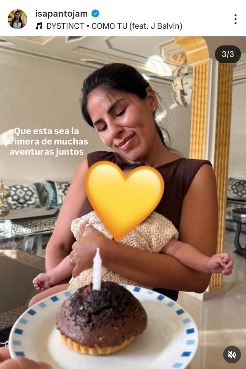 El segundo cumplemes de Cairo / Instagram Isa Pantoja