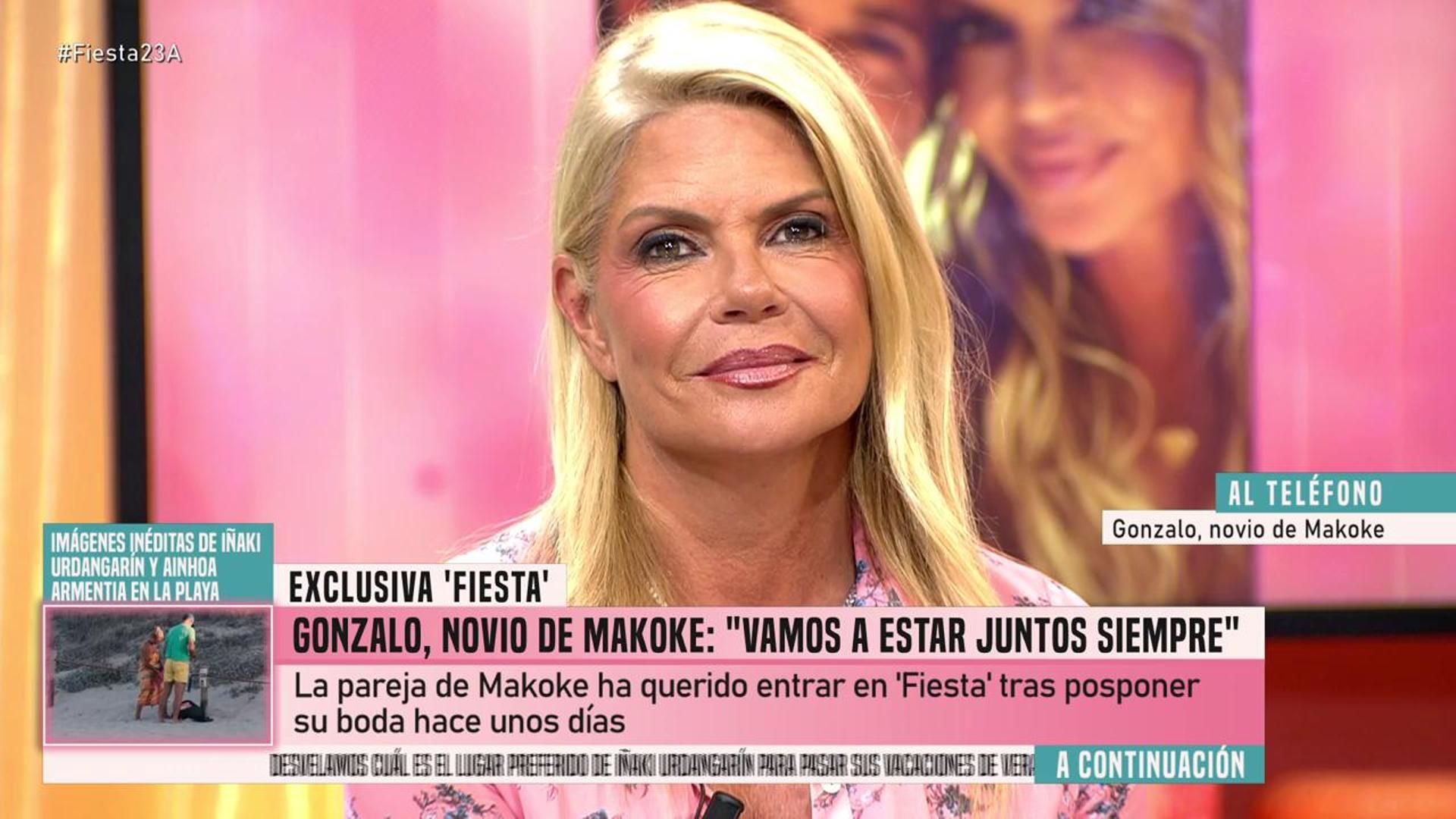 Gonzalo entra en directo para apoyar a Makoke