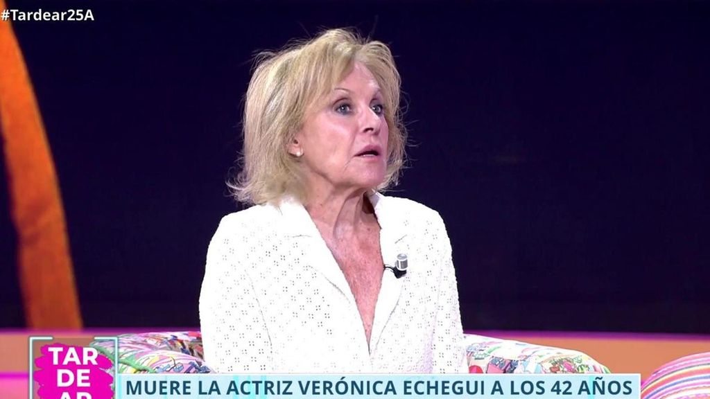 Paloma Barrientos, sobre la enfermedad que sufría Verónica Echegui: “Ha tenido periodos en los que ha podido trabajar"