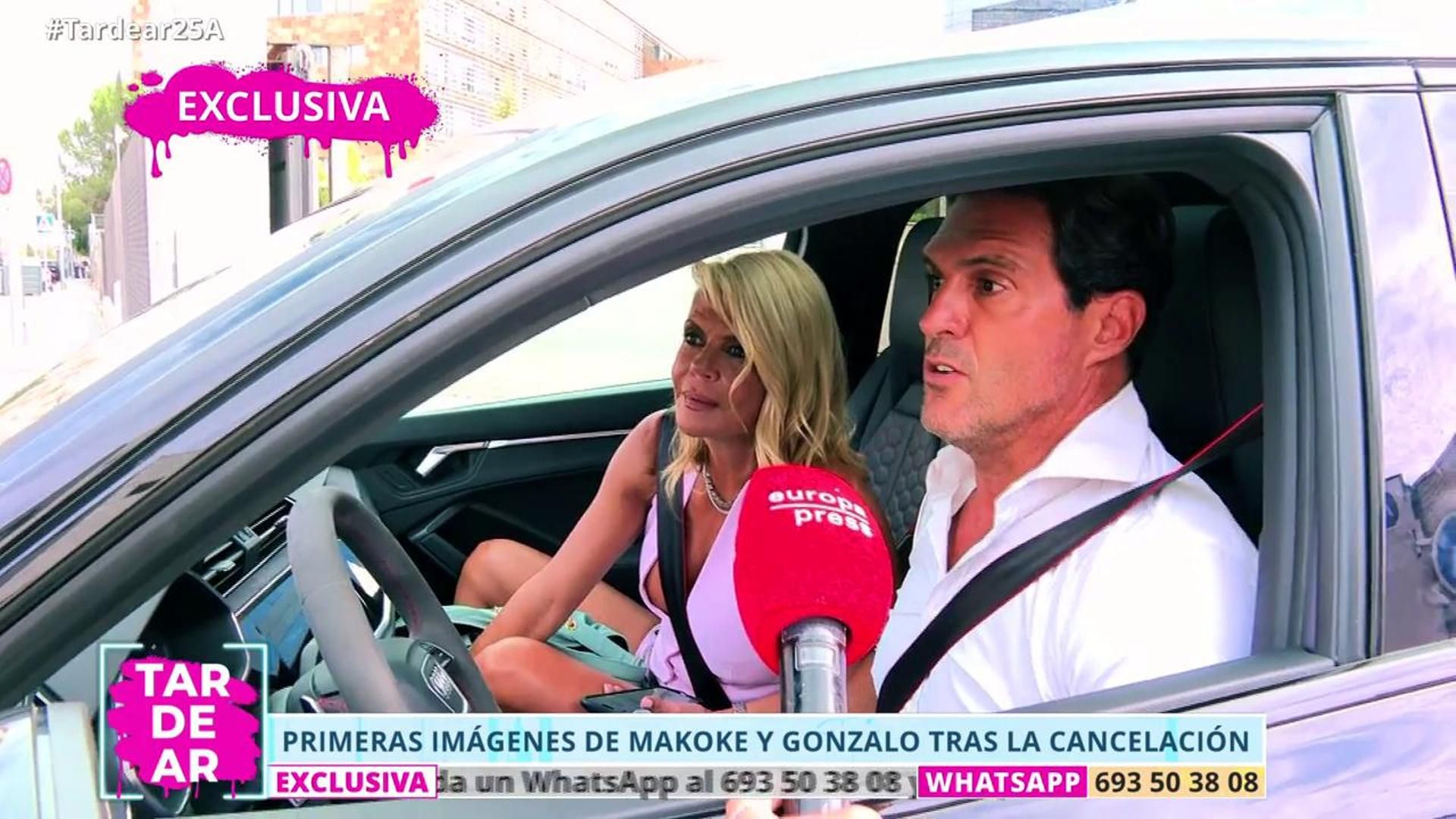 Exclusiva| Las primeras imágenes de Makoke y Gonzalo tras la cancelación de su boda: "Estamos muy tristes"