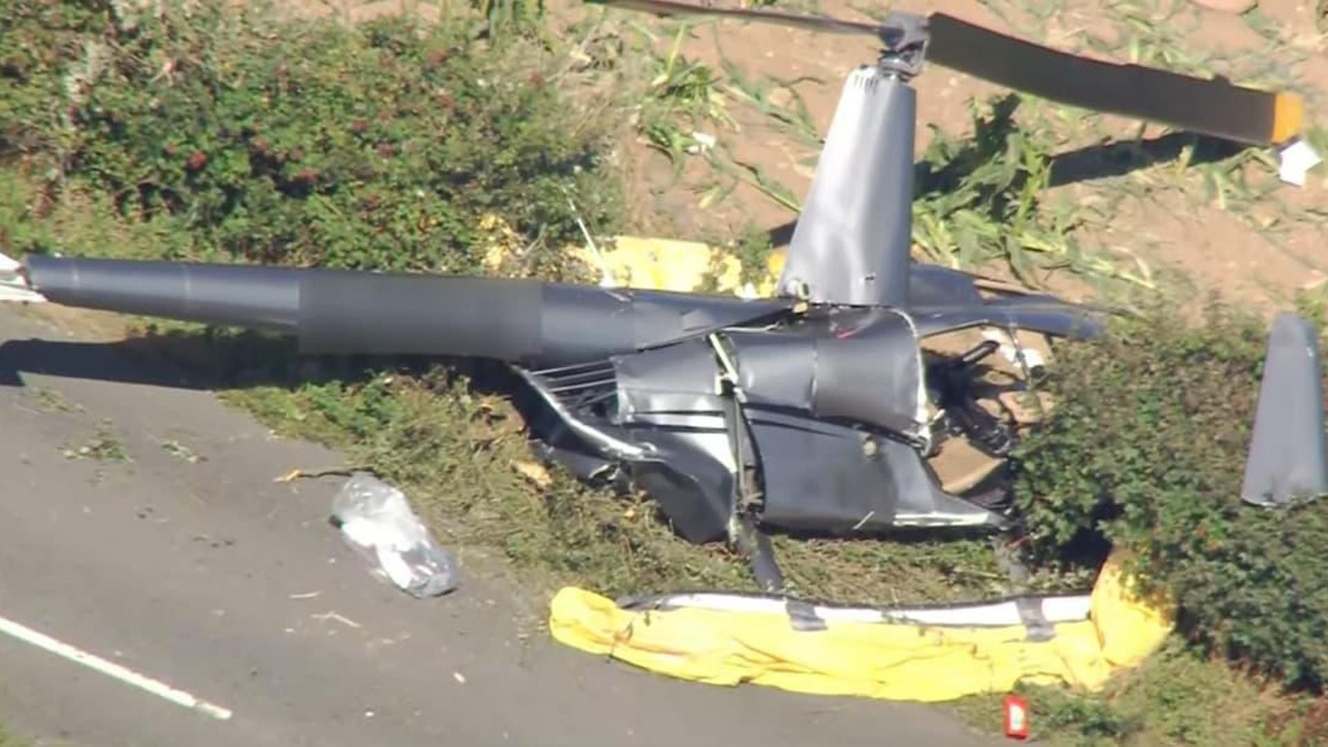 accidente helicóptero