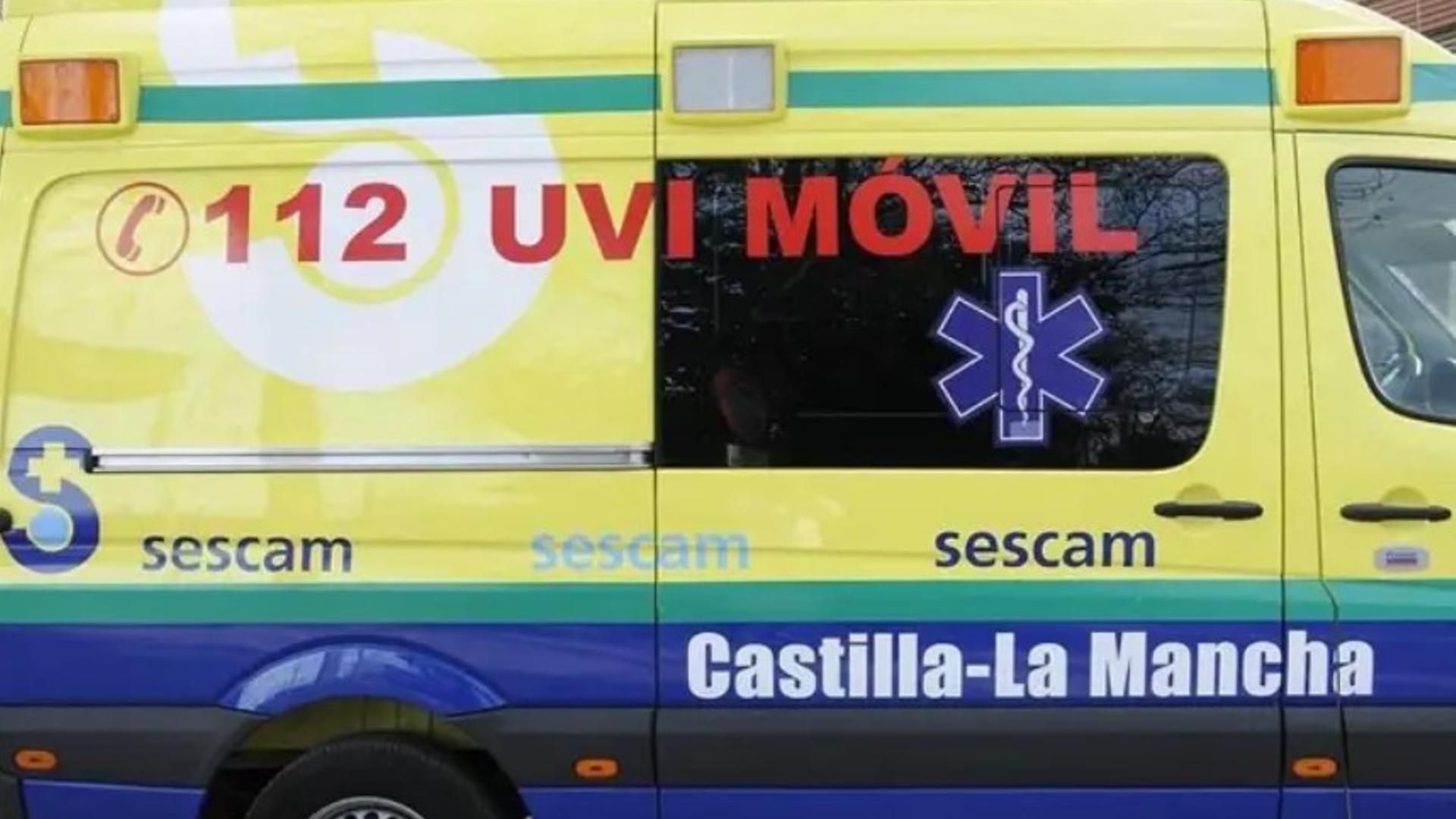 Ambulancia de los servicios de emergencia 112 de Castilla y La Mancha