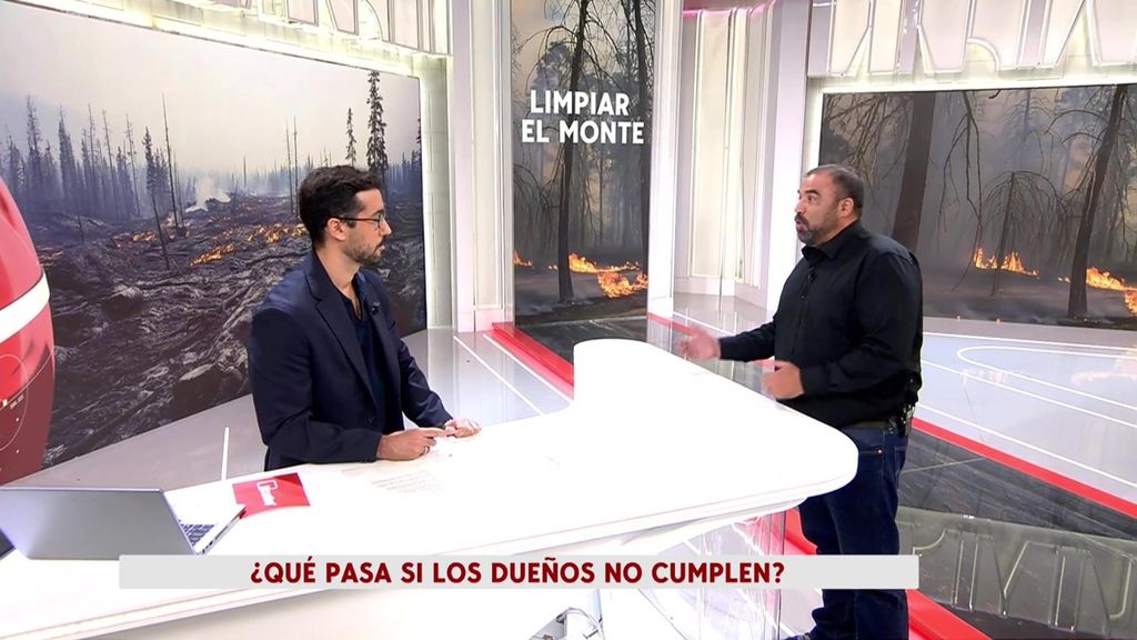 Dani Montero, de Investigación Noticias Cuatro, desmiente los bulos sobre la limpieza de los montes