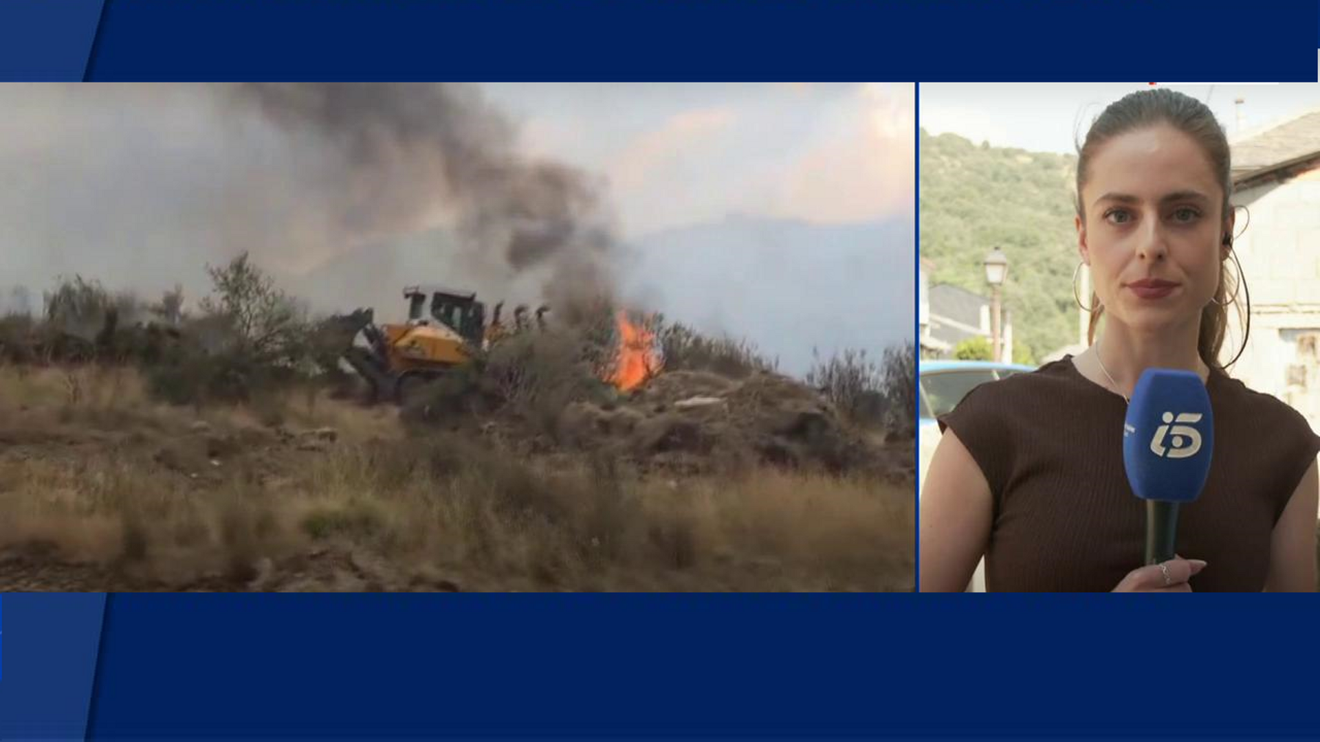 Preocupación ante el riesgo de rebrotes en el incendio de Porto por las rachas de viento