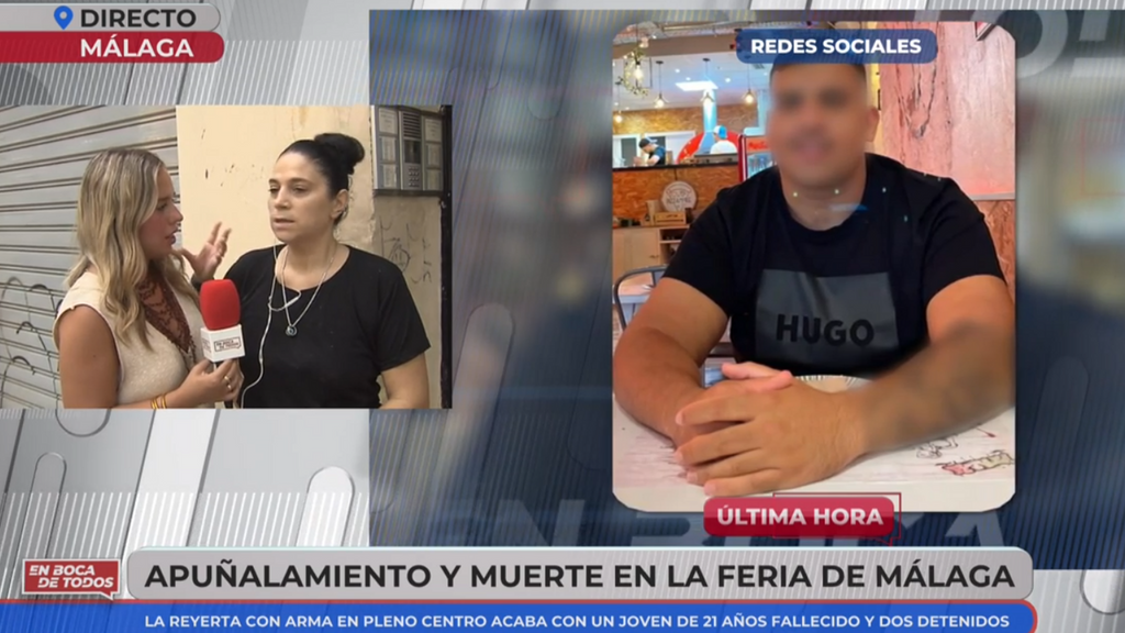 La mujer de un bar que auxilió a un joven apuñalado en la feria de Málaga: "No había manera de cortarle la hemorragia"