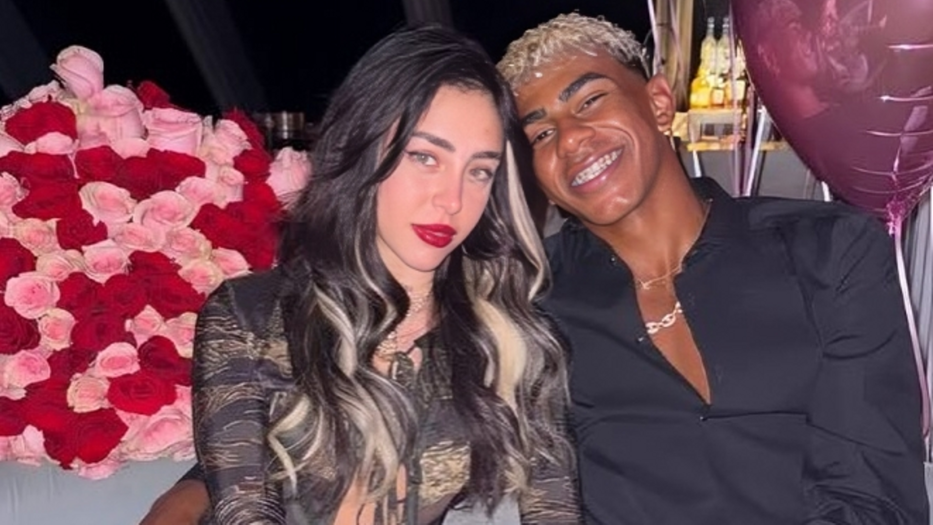 Lamine Yamal y Nicki Nicole