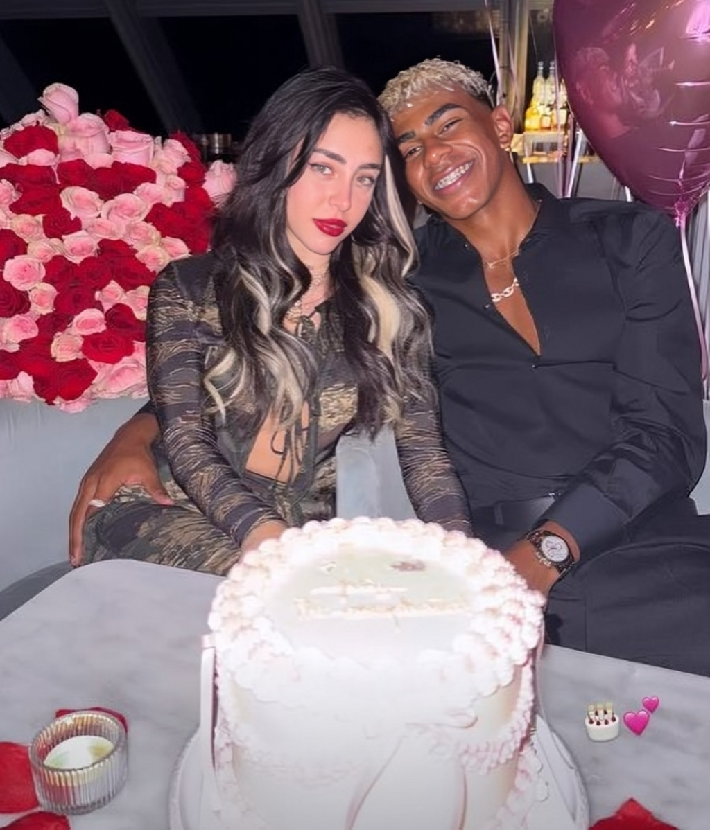 Lamine Yamal y Nicki Nicole