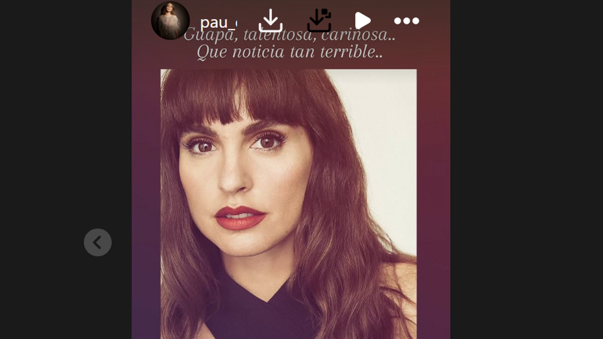 Paula Echevarría se despide de su compañera Verónica Echegui
