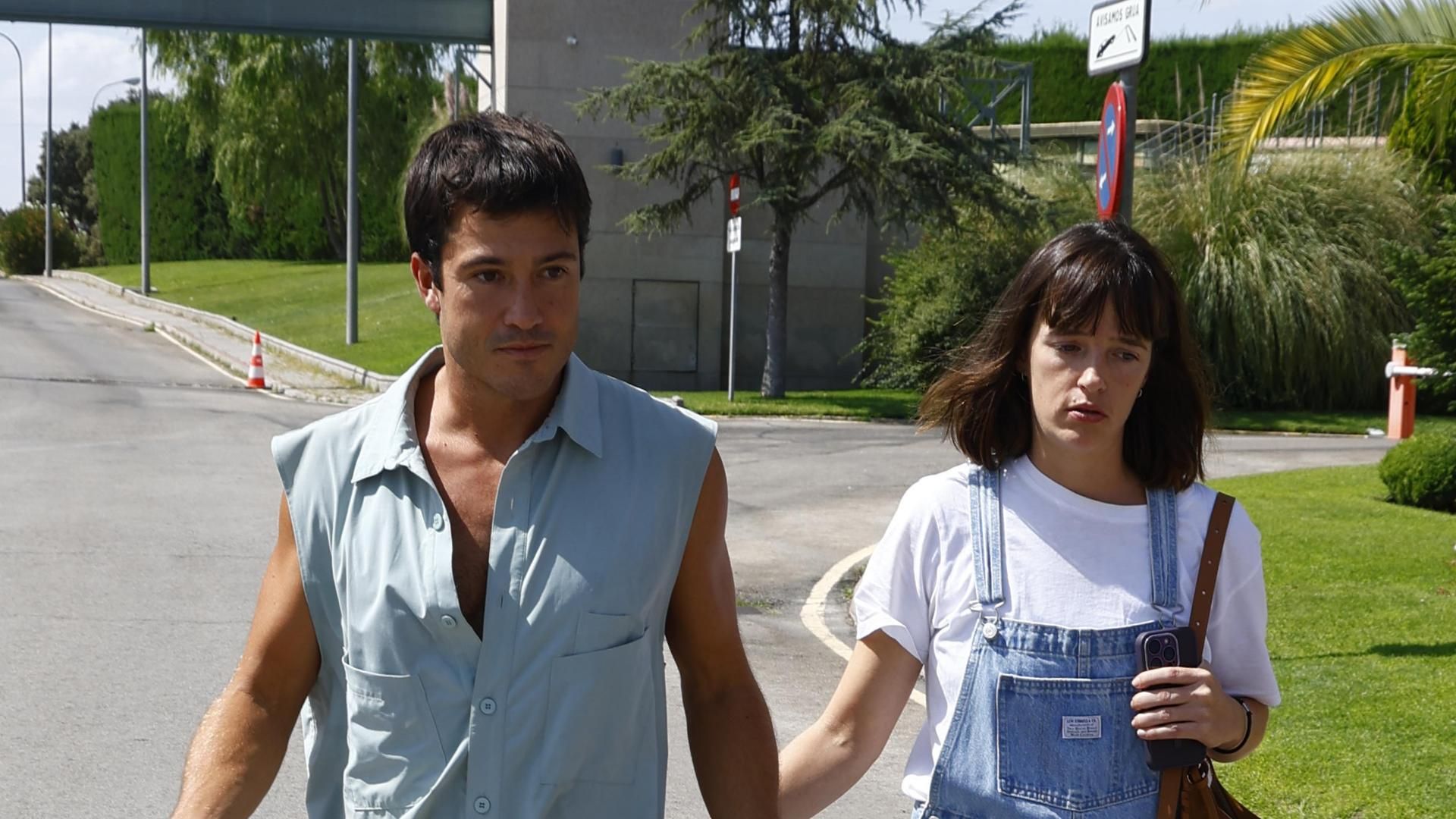 Susana Abaitua en el tanatorio de La Paz