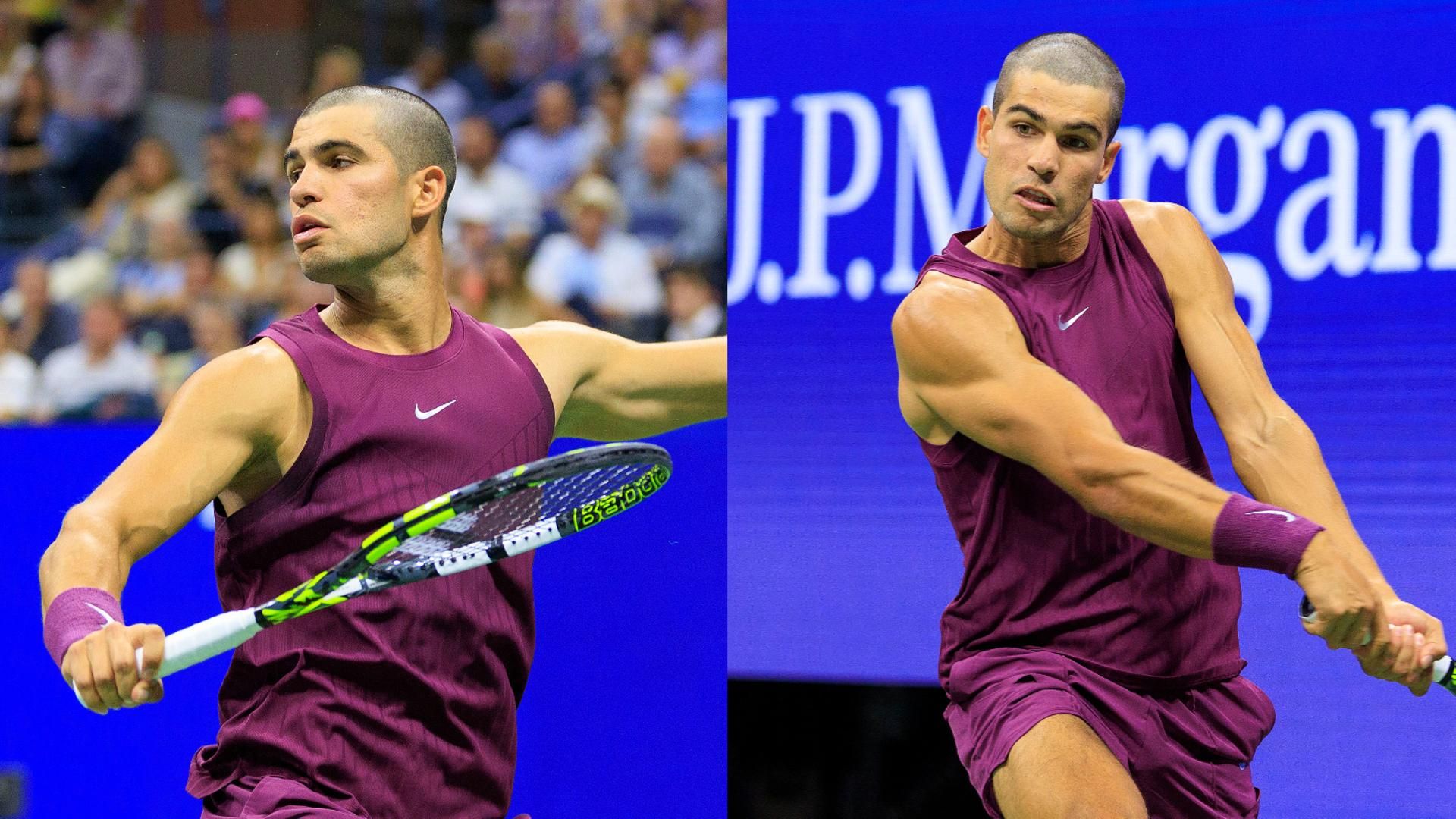 Carlos Alcaraz, en el US Open