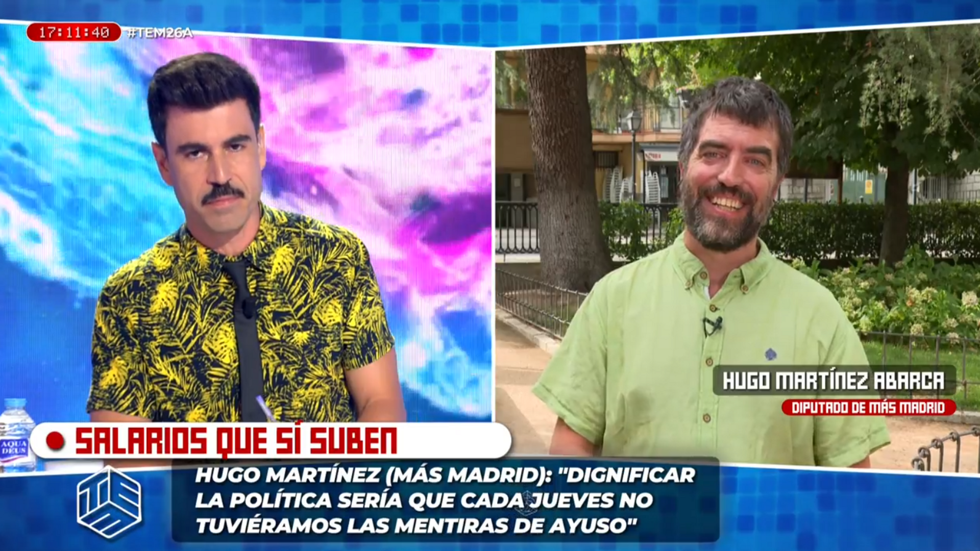 El diputado de Más Madrid carga contra Ayuso