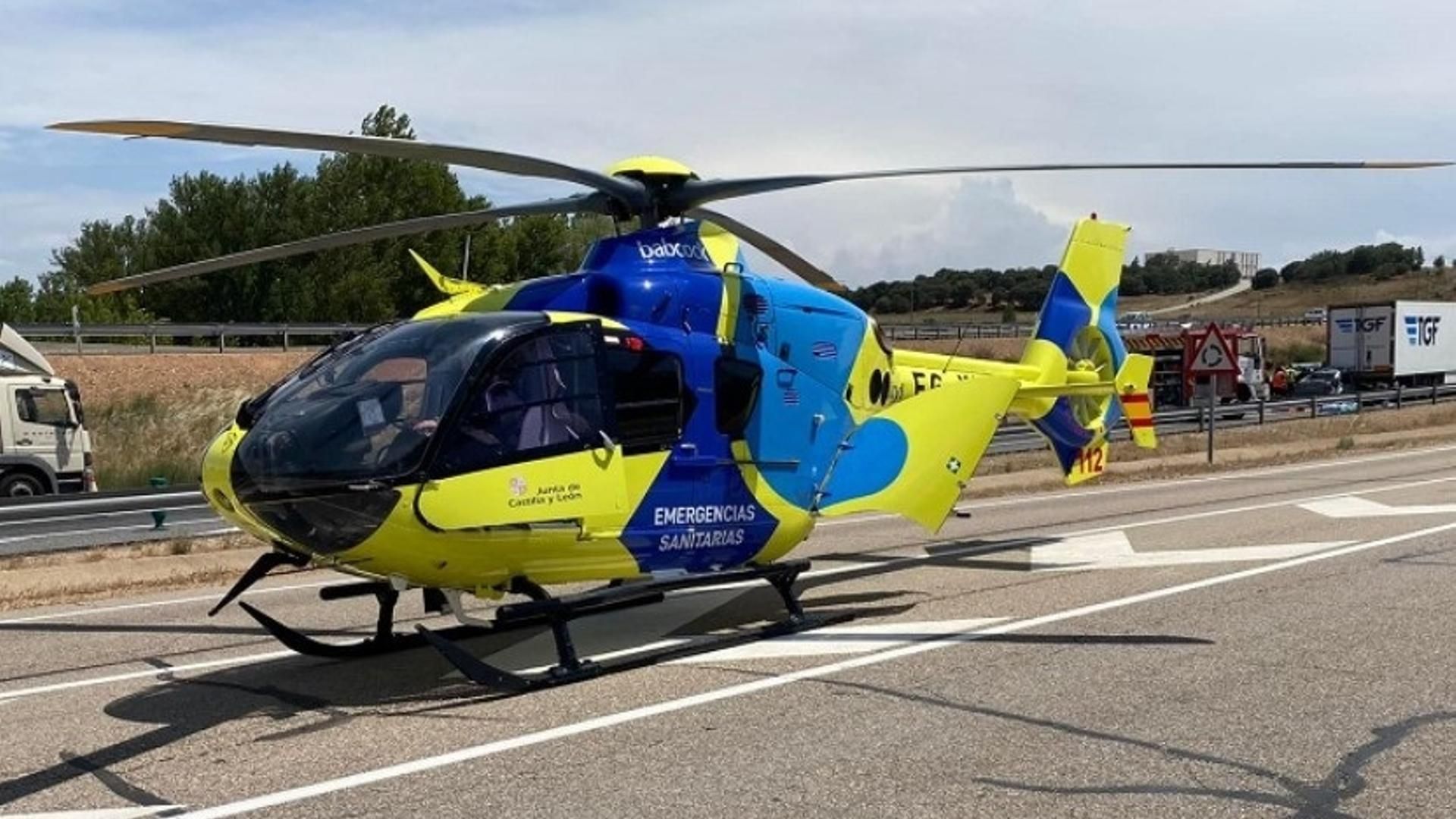 Helicóptero del Servicio de Emergencias de Castilla y León
