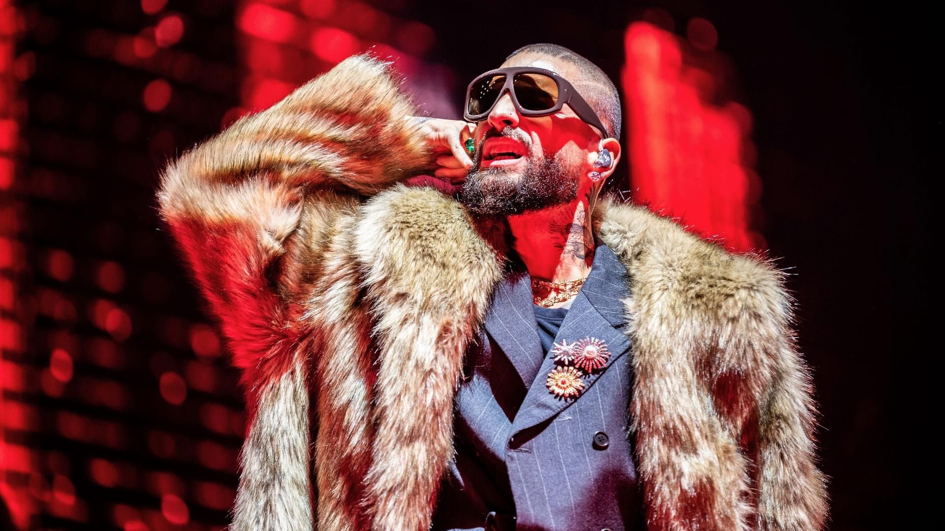Imagen de archivo de Maluma en uno de sus conciertos