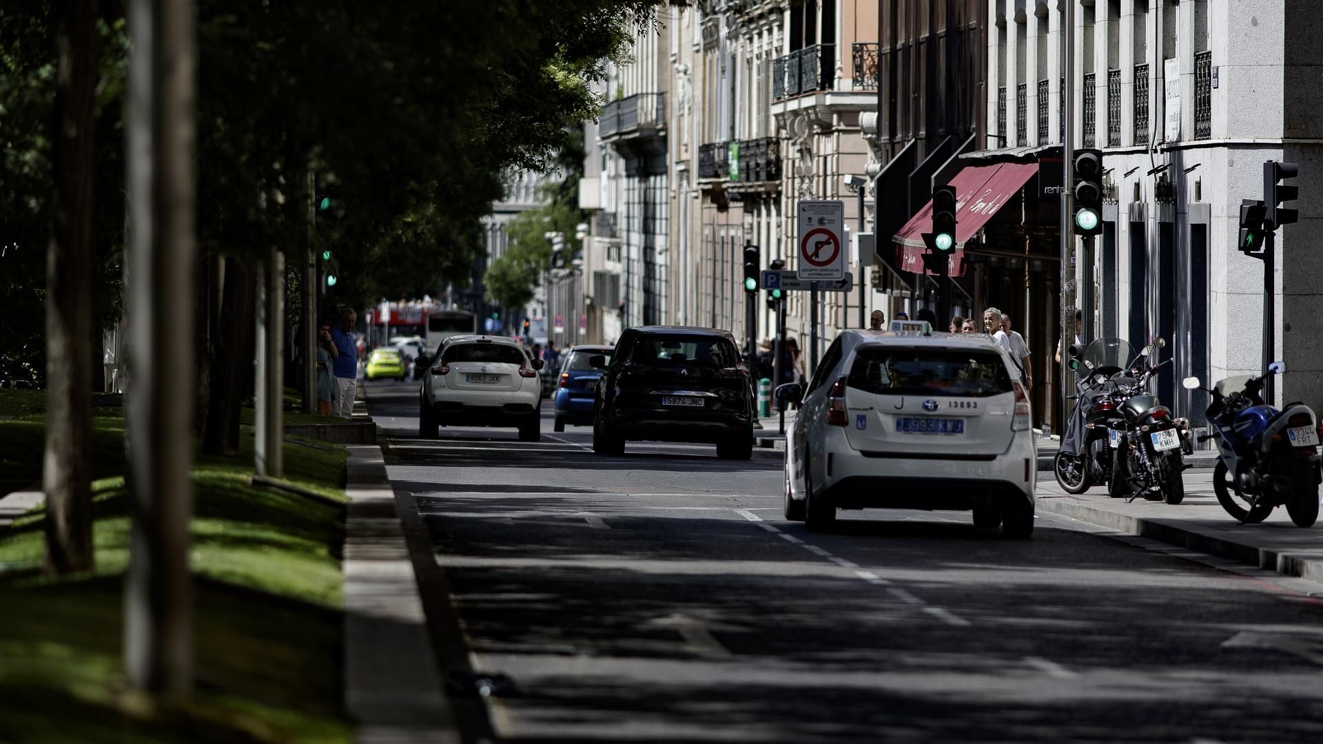Imagen de archivo del Paseo de Recoletos, en Madrid