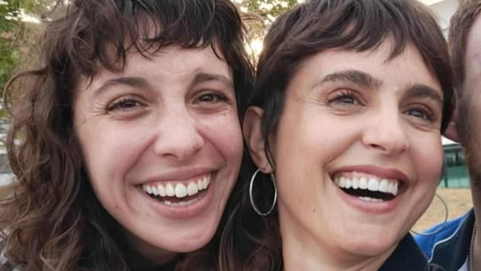 Silma López junto a Verónica Echegui, fallecida a los 42 años