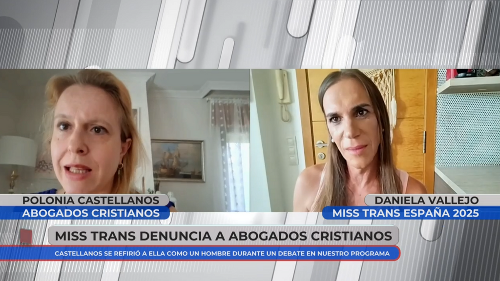 Tensión entre una miss trans y una integrante de Abogados Cristianos tras una denuncia