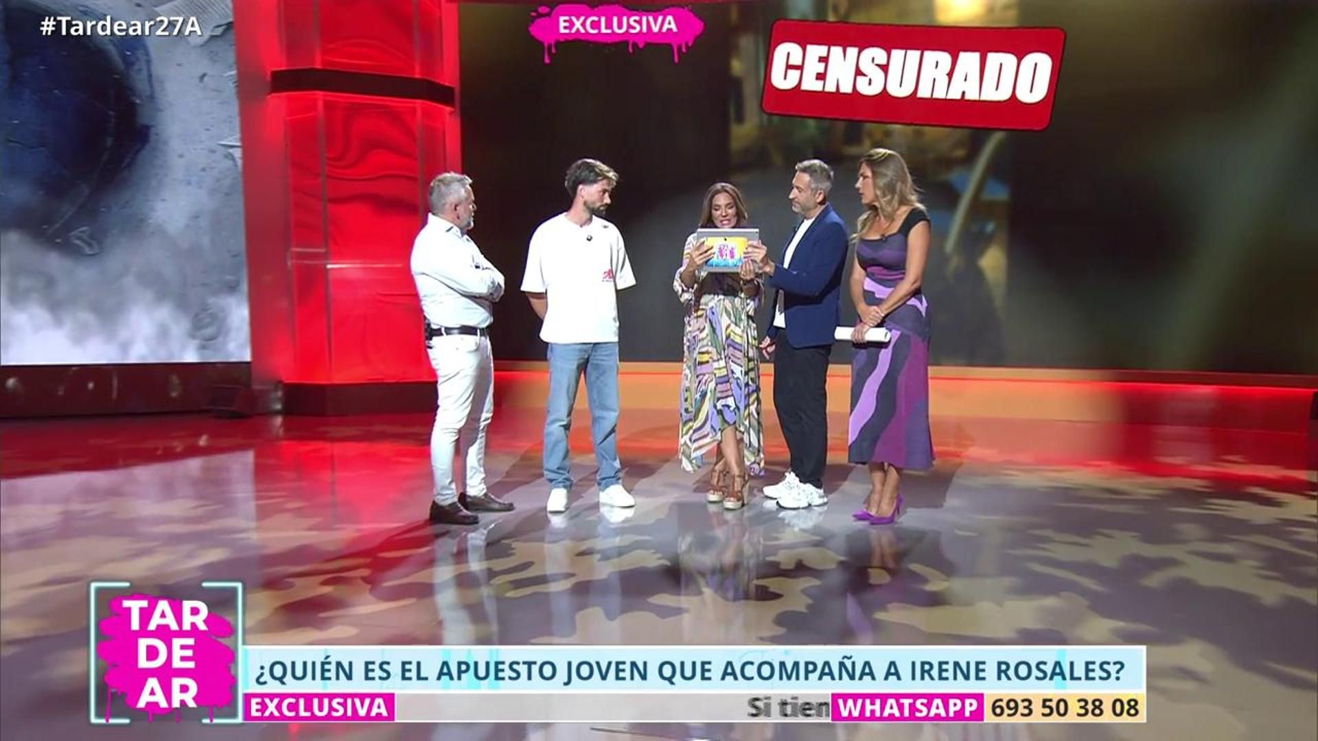 Exclusiva | 'Tardear' recibe unas imágenes de Irene Rosales con otro hombre: "Están en una actitud muy distendida"