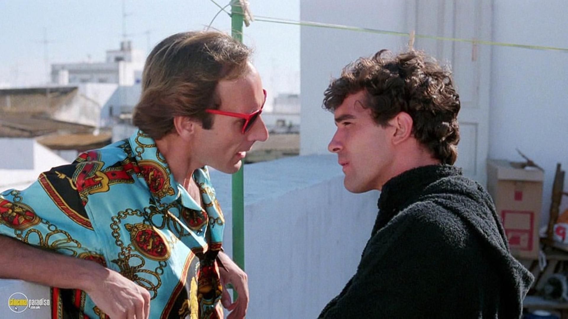 Antonio Banderas y Eusebio Poncela