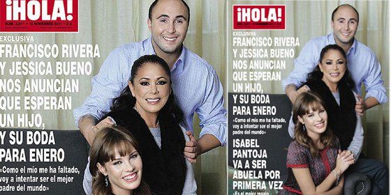 Así anunciaban Jessica, Isabel y Kiko el primer embarazo de la modelo