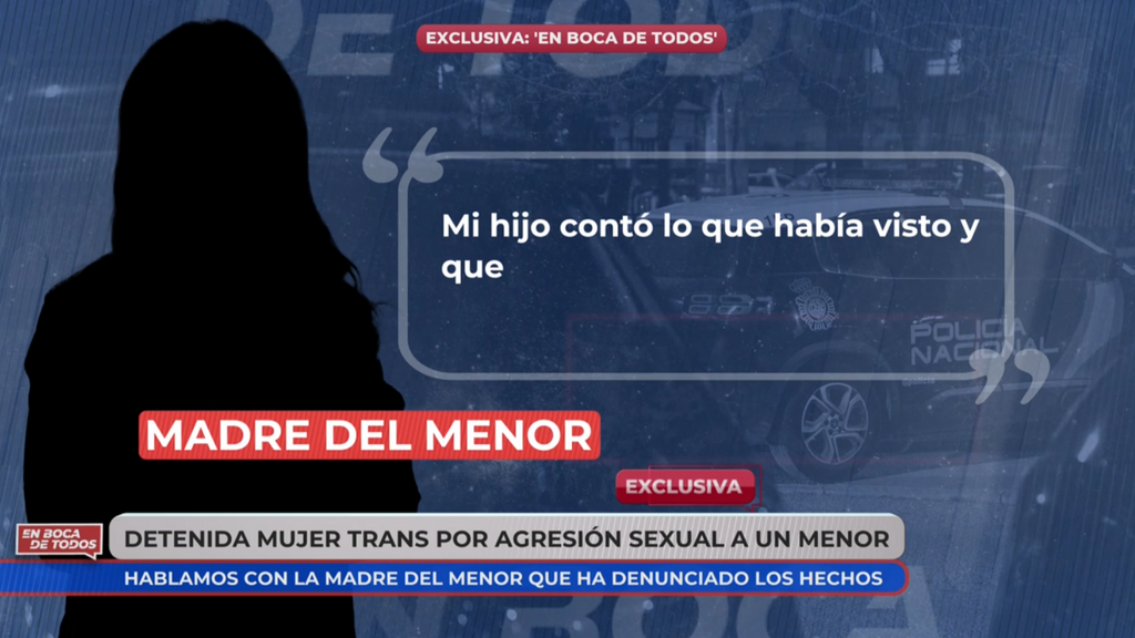 La madre de uno de los menores agredidos por una mujer trans en Parla: "Le fue a tocar sus genitales, le dio asco"