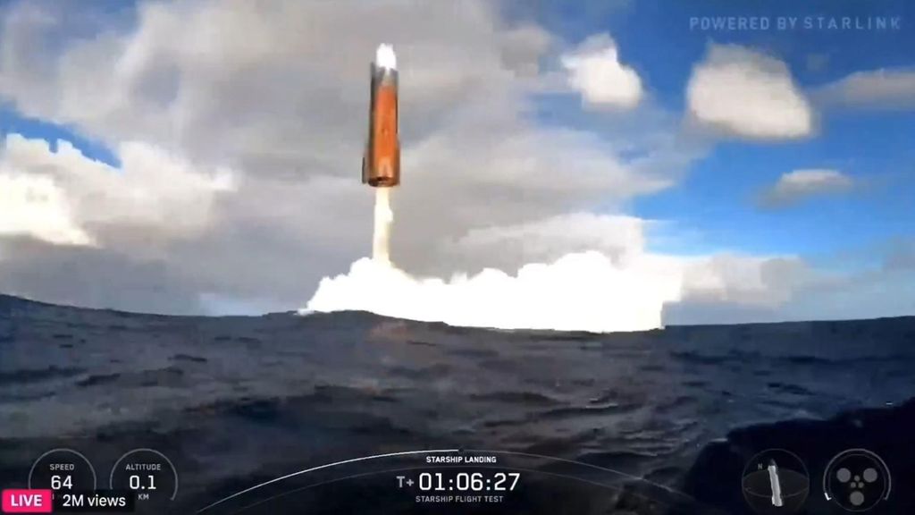 La nave Starship de SpaceX cumple con éxito su décima prueba después de tres fallidas