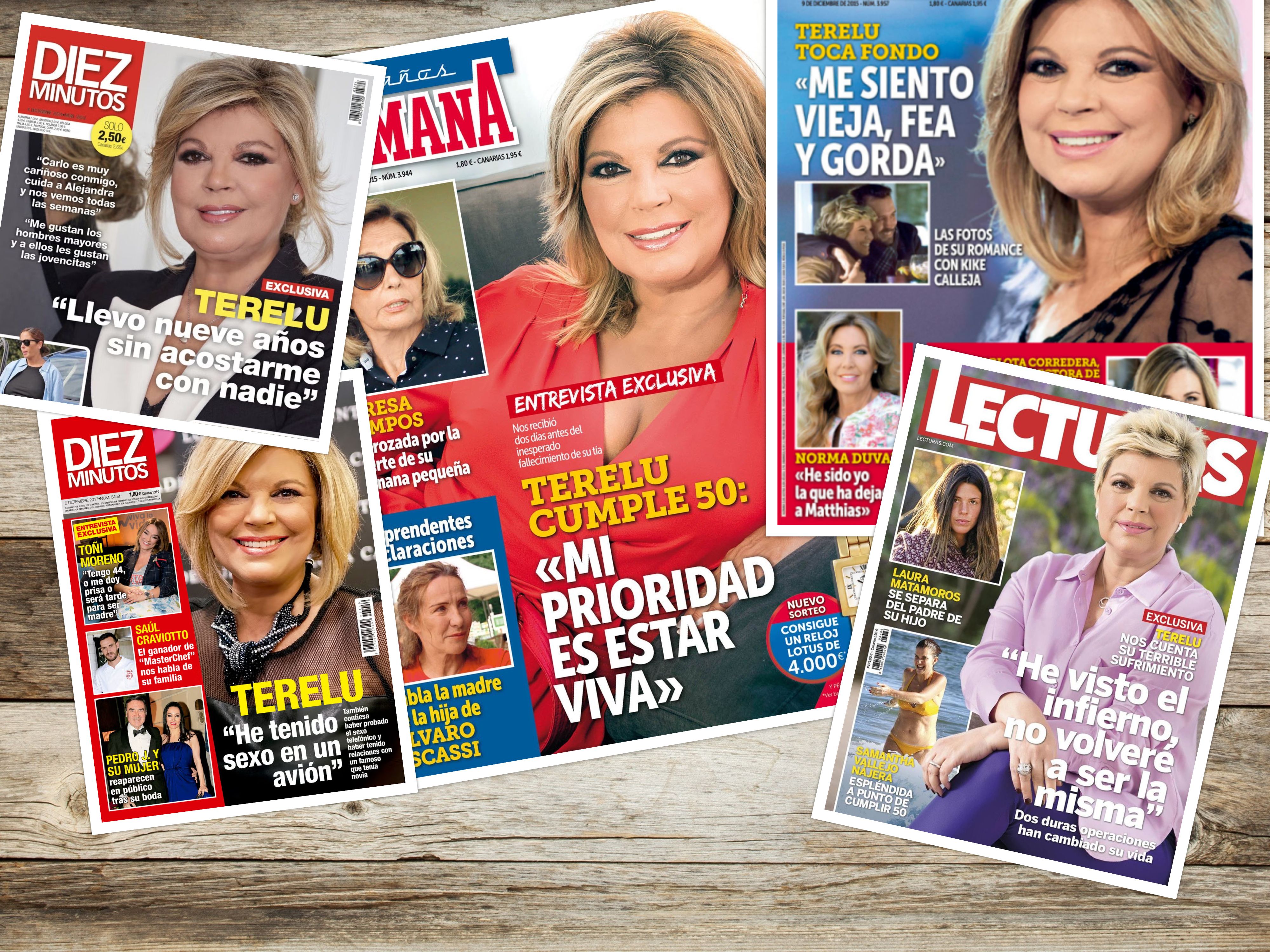 Las mejores portadas de Terelu