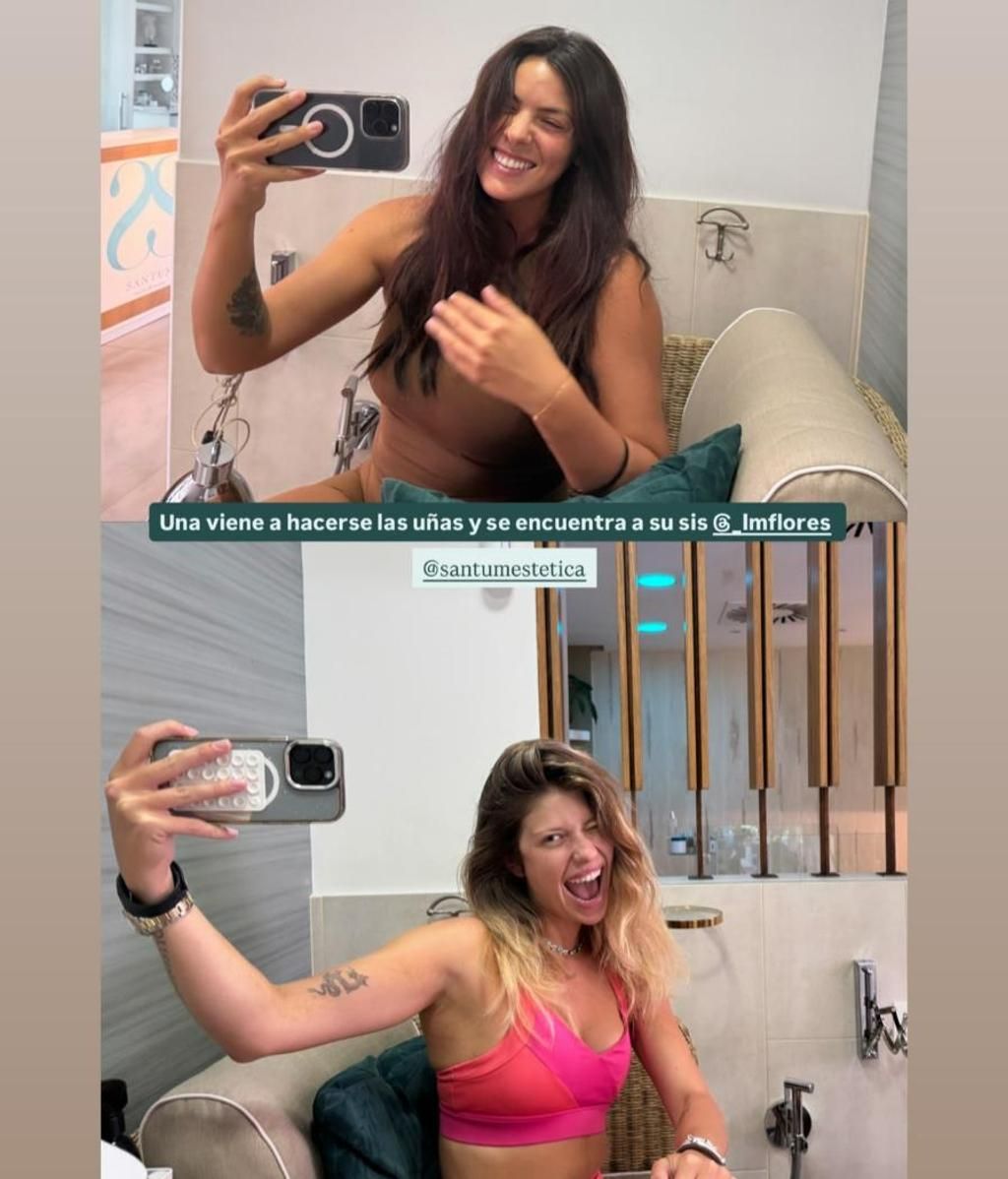Laura y Anita Matamoros se encuentran por casualidad en un salón de uñas