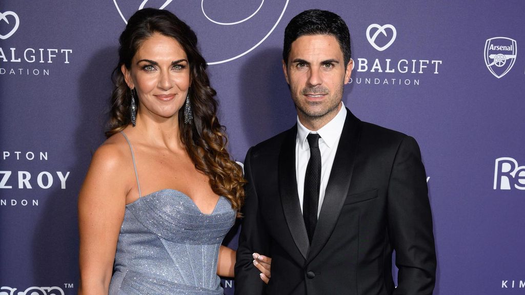 Lorena Bernal y Mikel Arteta