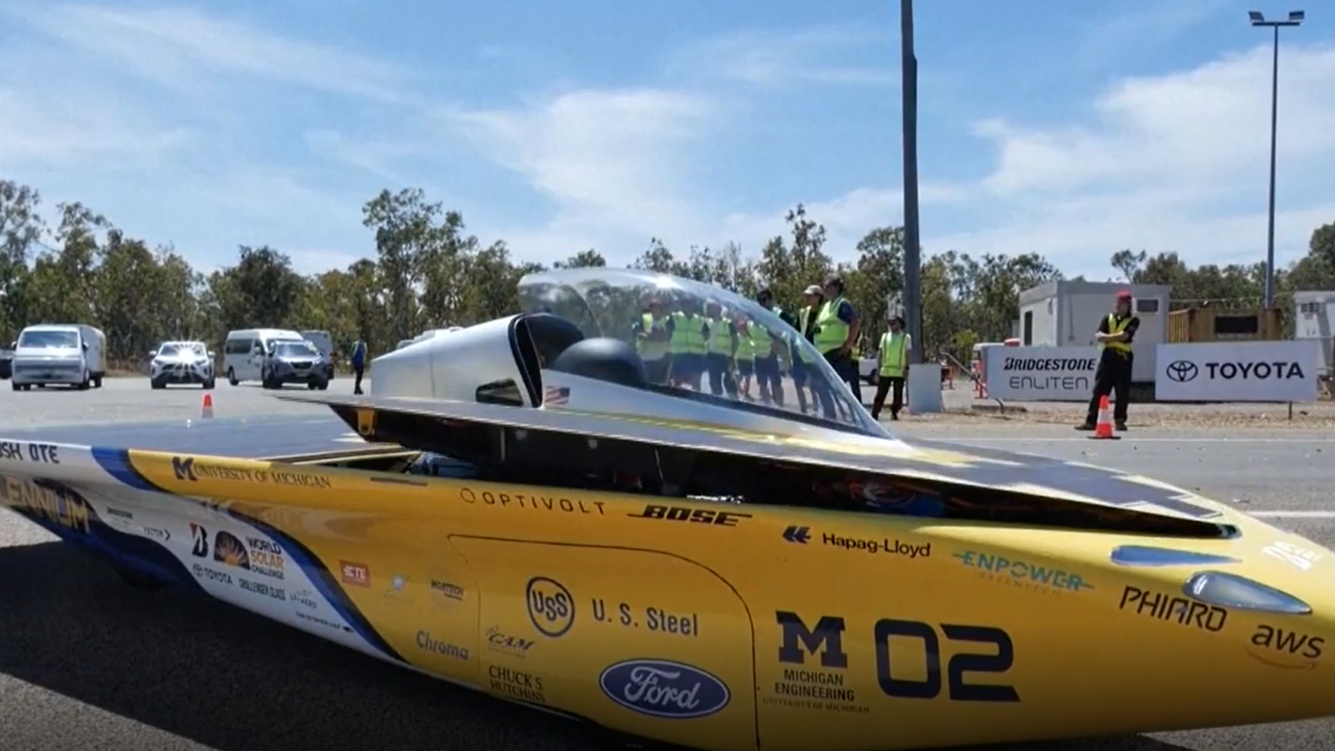 Millennium, el coche solar de Australia