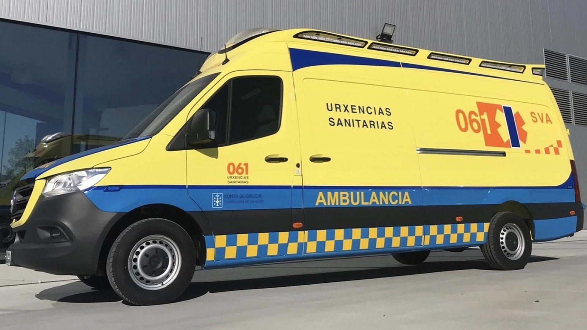 Una ambulancia de Emergencias de Galicia
