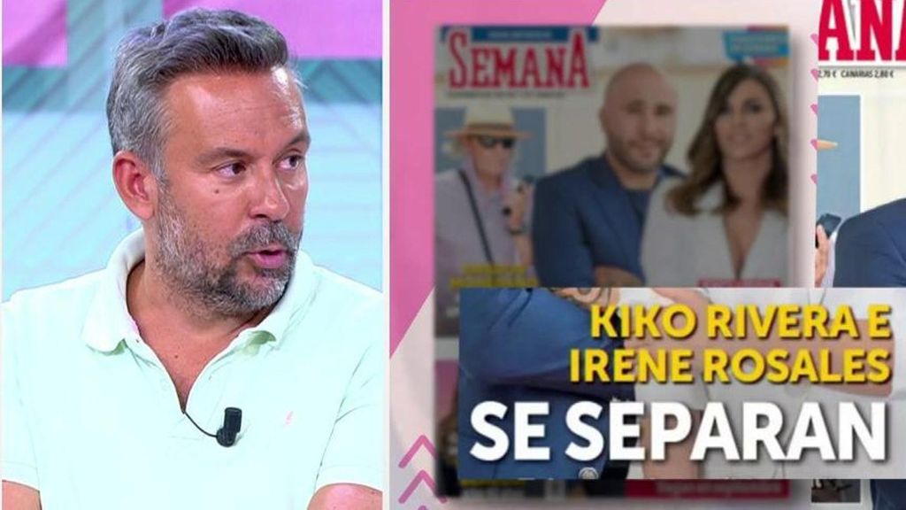 Kike Calleja, de Kiko Rivera tras la ruptura con Irene Rosales: "Está bastante afectado y durmiendo en casa de su amigo Fran"
