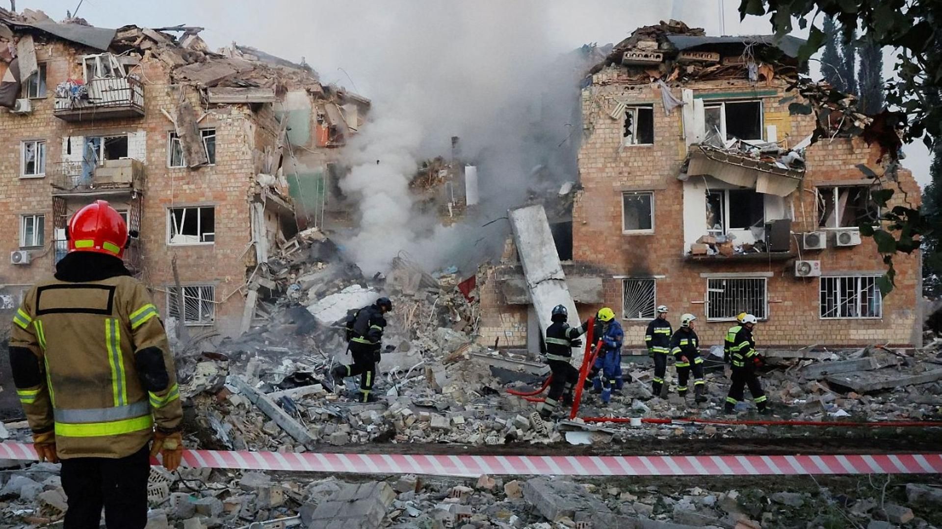 El masico ataque aéreo ruso contra Kiev ha dejado 14 muertos y casi 50 heridos.