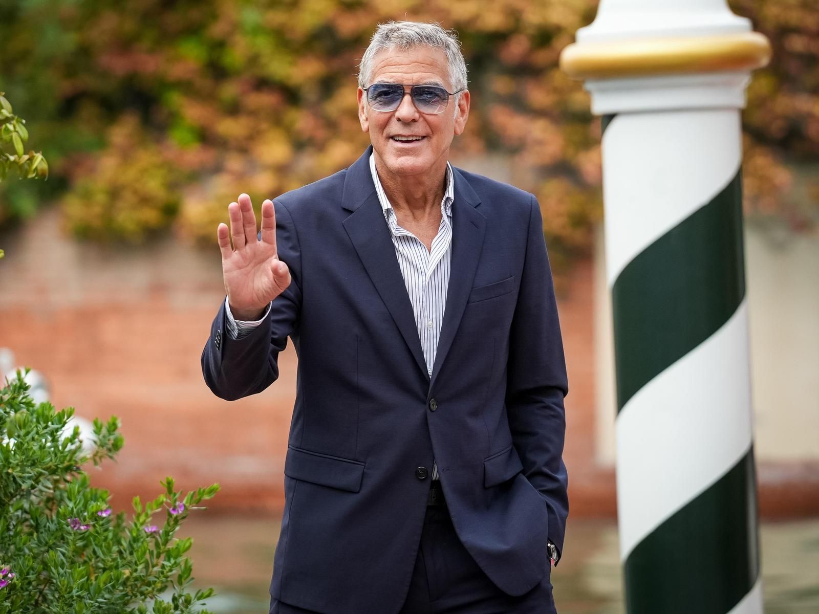 George Clooney en el festival de Venecia