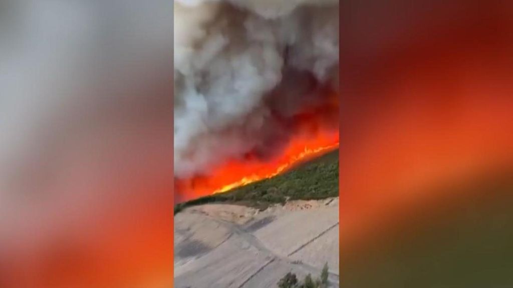 Los incendios arrasan 141.000 hectáreas en Castilla y León: preocupa el de Fasgar, en León, por el viento