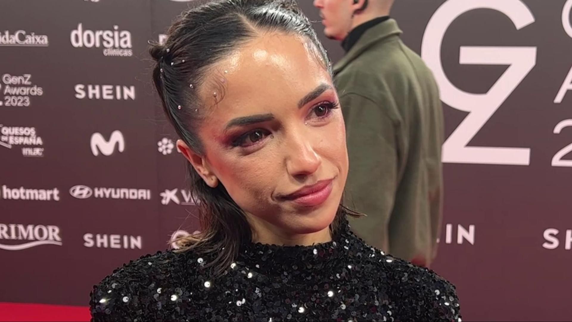Lucía Sánchez, exparticipante de 'LIDLT', en los Premios GENZ