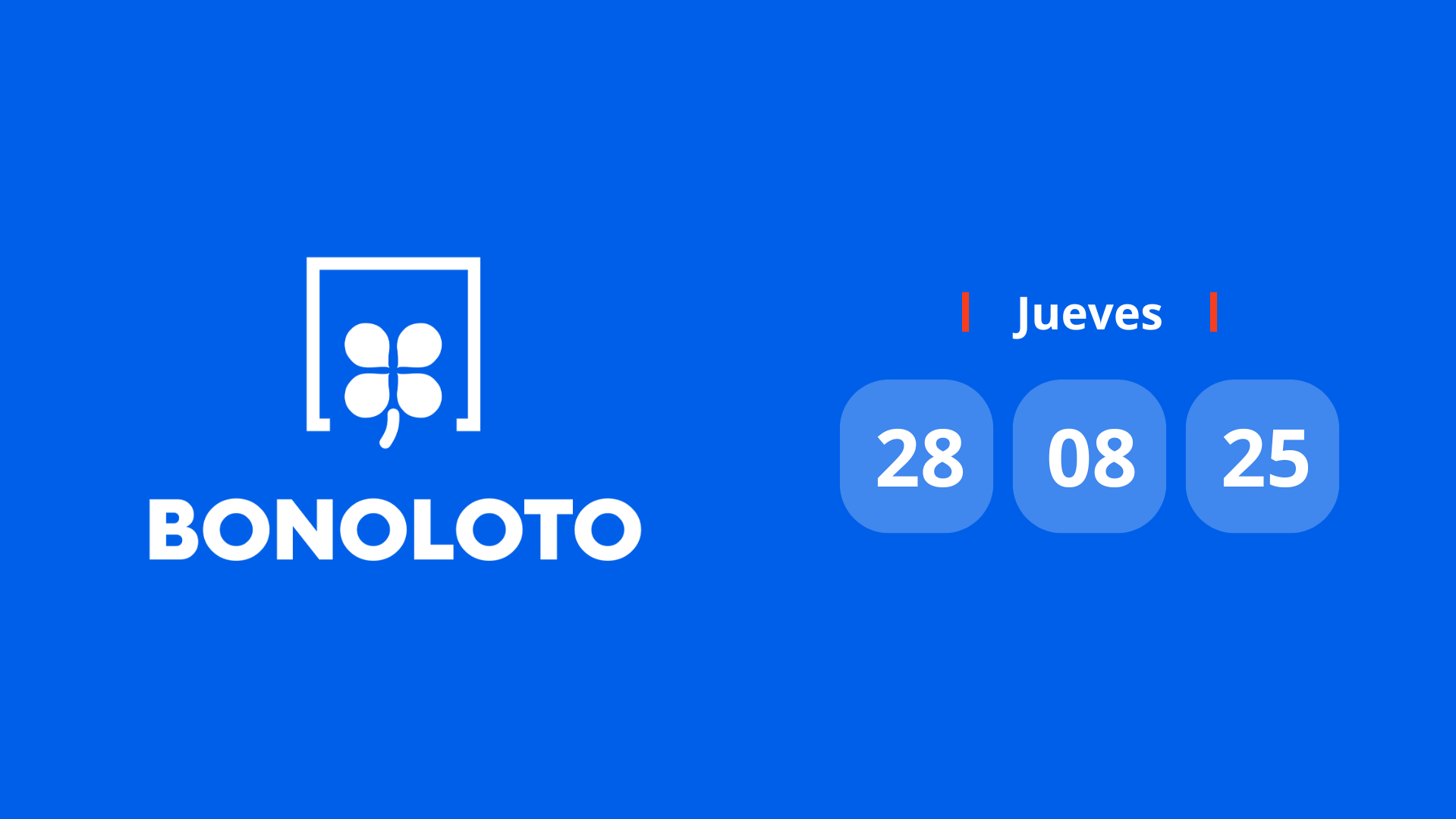 Resultado Bonoloto: comprobar número premiado hoy jueves 28 de agosto de 2025