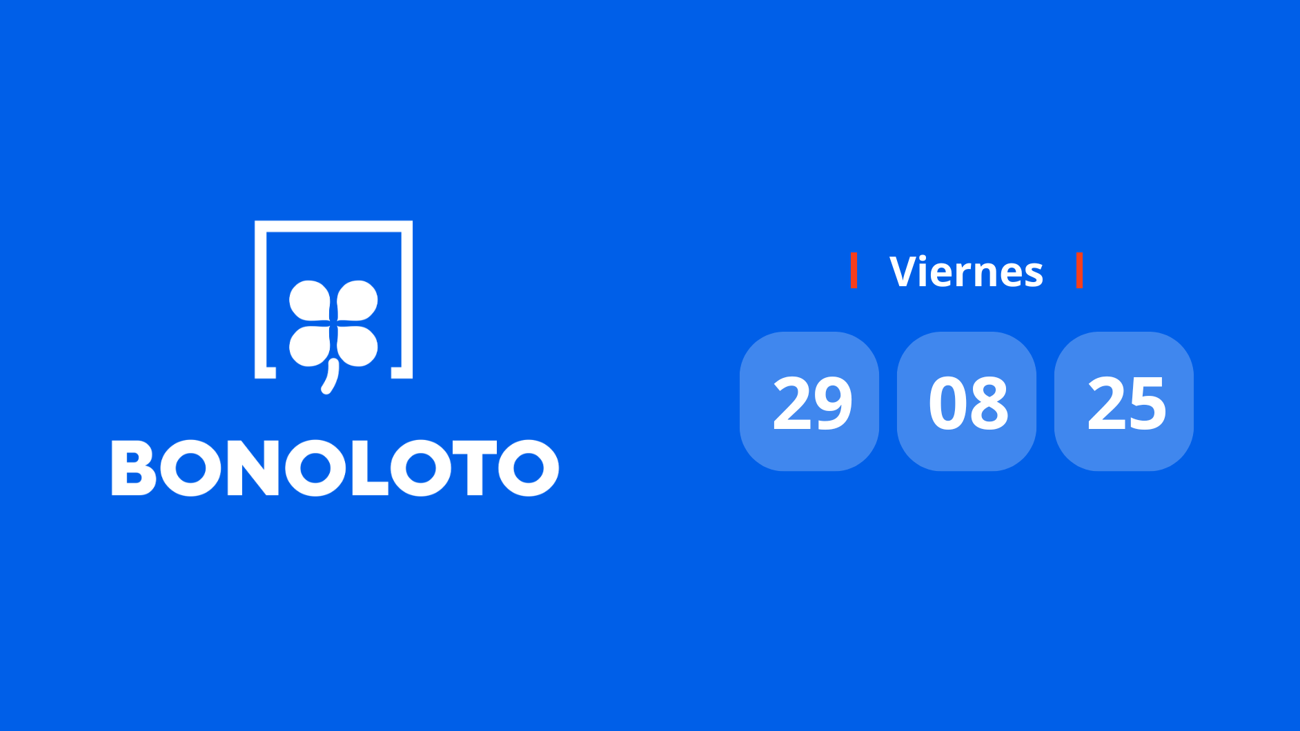 Comprobar Bonoloto: números premiados hoy viernes 29 de agosto de 2025