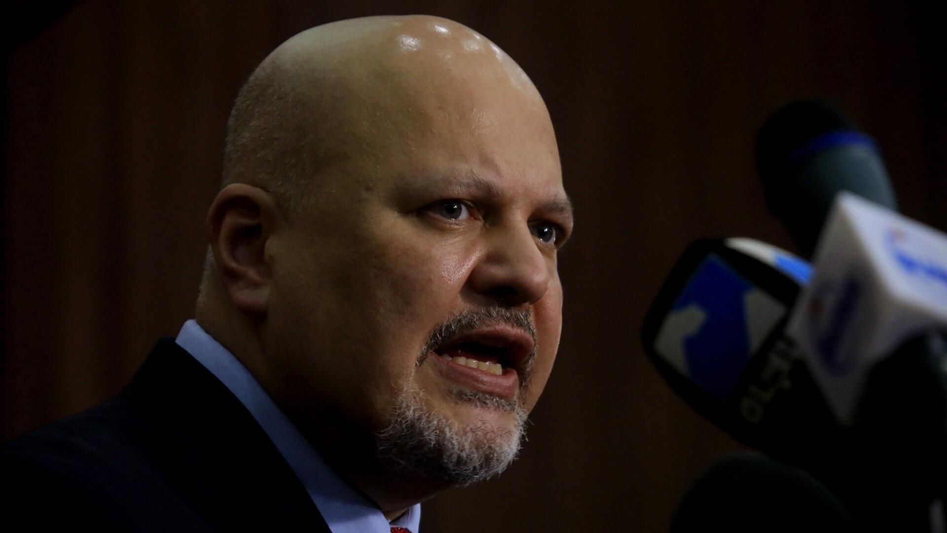 El fiscal jefe del TPI, Karim Khan