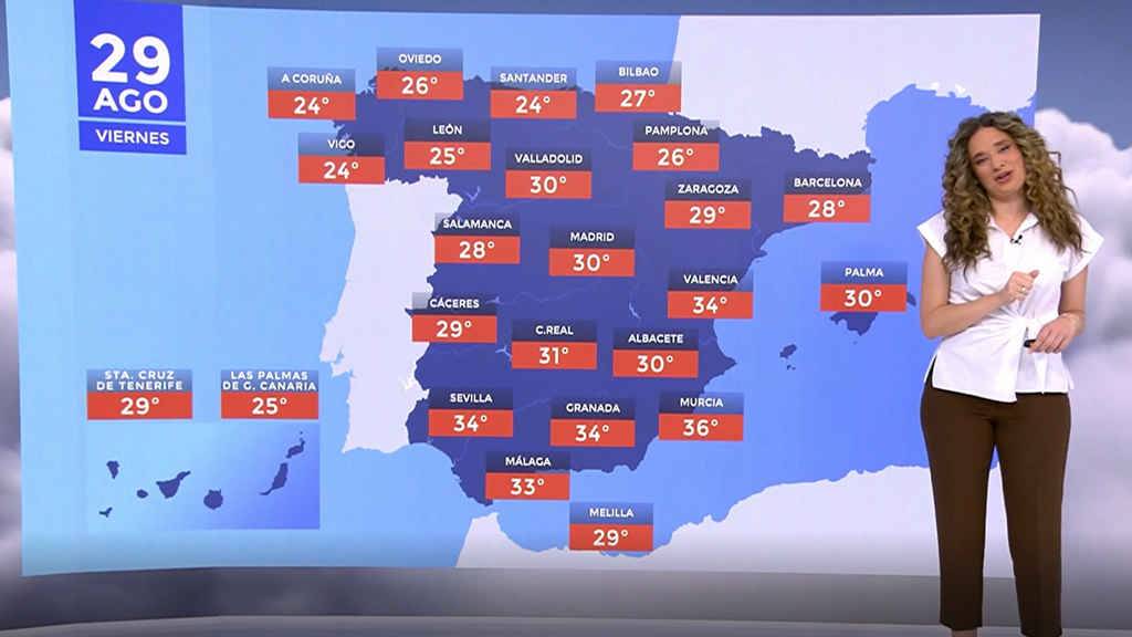 La llegada de una asociación de frentes dejará precipitaciones en Galicia, Asturias, Cantabria y País Vasco